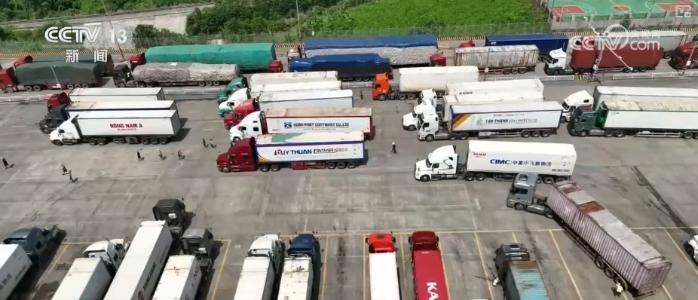 火熱的口岸貿易 中越經貿往來的真實寫照